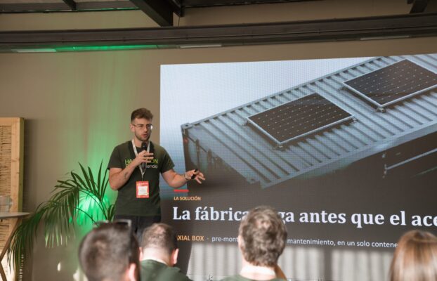 El clúster en la hackathon ESG